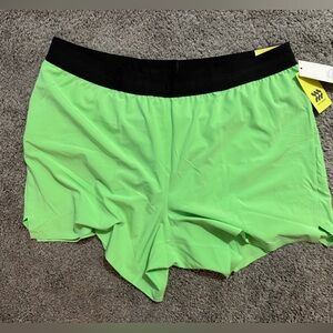 NWT Men’s XL All in Motion Green and Black Athletic Shorts
